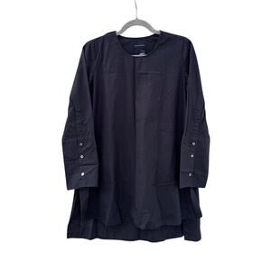 JNBY Black Long Sleeve Tunic Top Small S